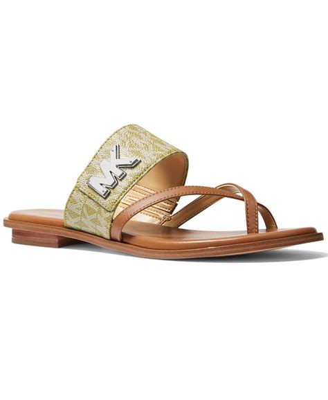 michael kors sidney flat sandals.